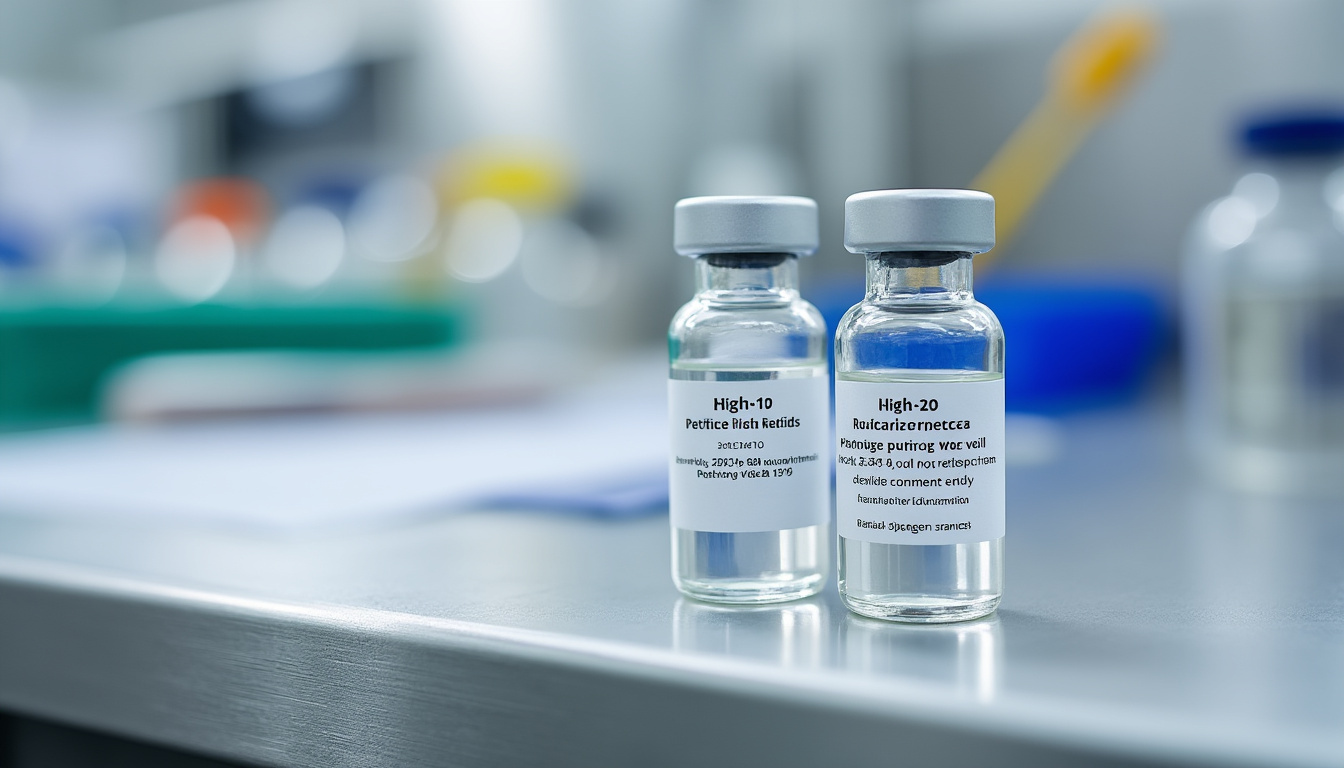 découvrez nos peptides de recherche produits aux états-unis avec une pureté supérieure ou égale à 99%, garantissant des résultats fiables et une qualité optimale pour vos travaux scientifiques.